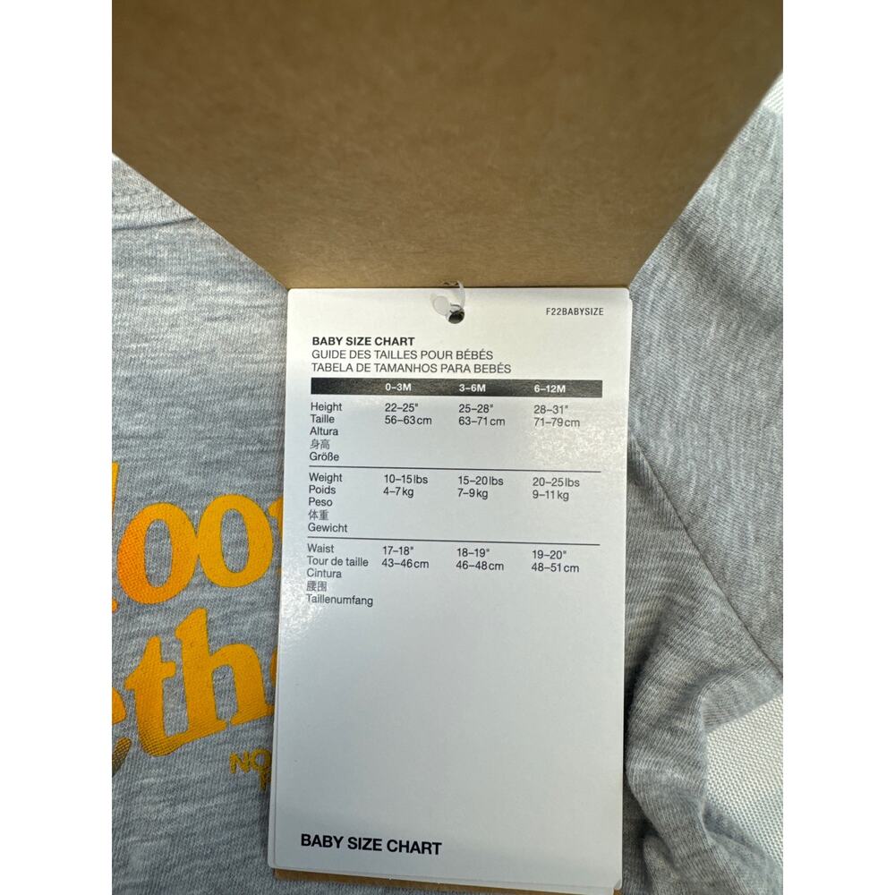 The North Face Baby 3M Outdoors Together Summer Set Grey Black NWT - Picture 7 of 9